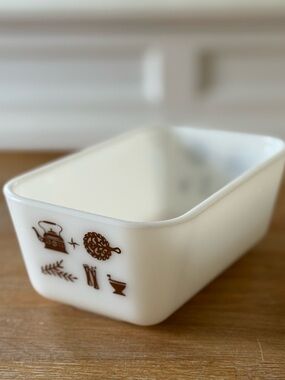 🇺🇸 Vintage Pyrex #0502 Early American Refrigerator Dish | 1.5 Pt | 1962-71 | HTF